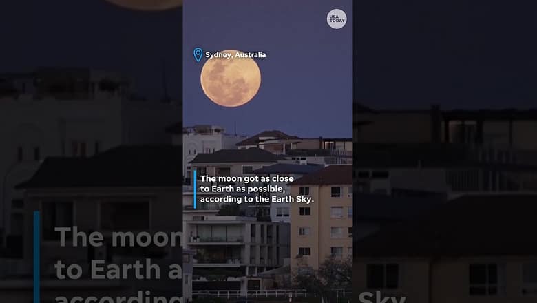 ‘Beaver Moon’ marks largest supermoon of 2025 #Shorts