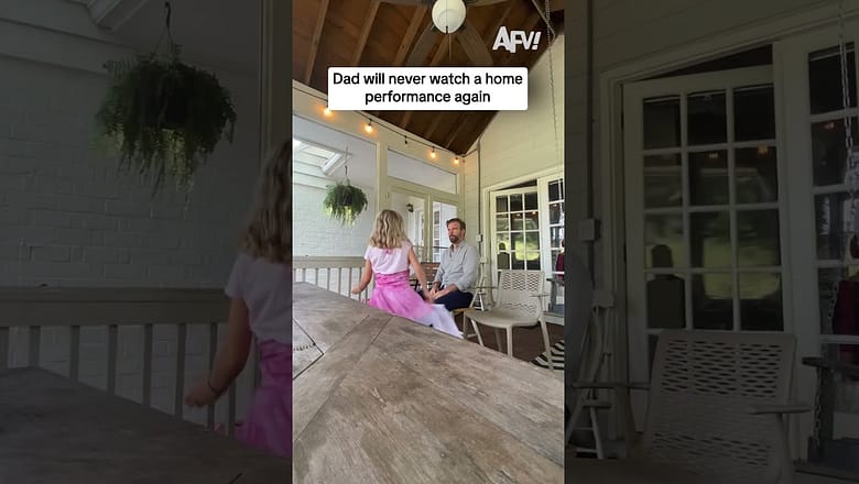 Dad will never watch a home performance again