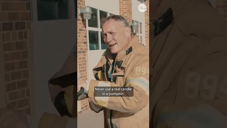 Firefighters find creative way to share Halloween safety tips