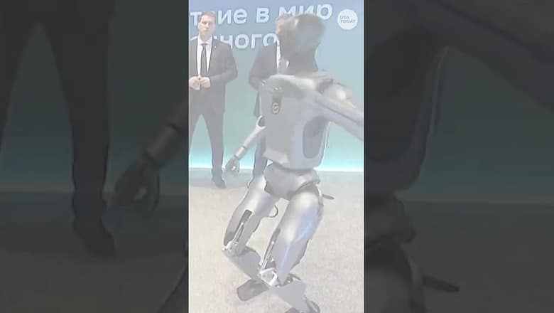 Humanoid robot dances for Vladimir Putin following other Russian bot’s fail