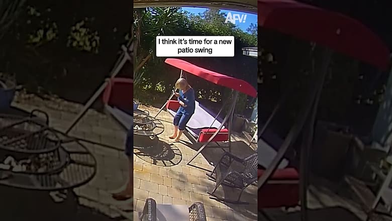 I think it’s time for a new patio swing