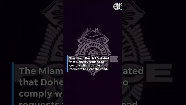 Jack Doherty arrested in Miami Beach, FL, while filming video #Shorts