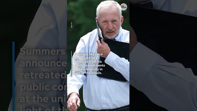 Larry Summers addresses Harvard students about his Epstein communications