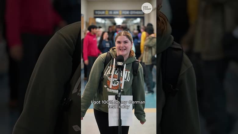 Ohio students practice gratitude in sweet Thanksgiving video #Shorts