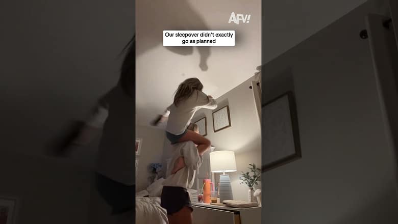 Our sleepover didn’t exactly go as planned