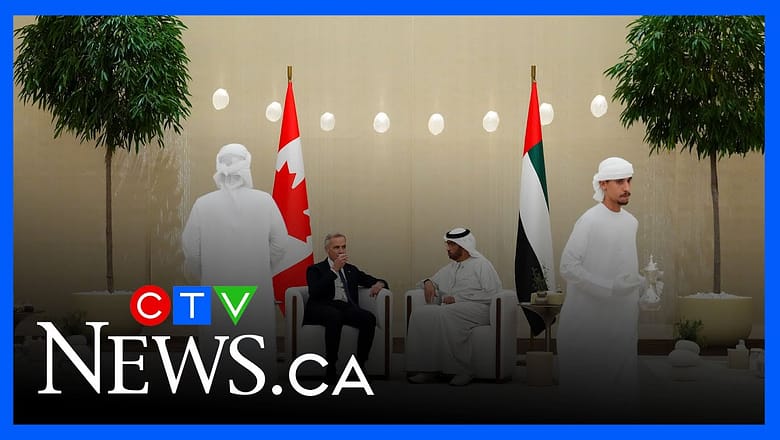 PM Mark Carney arrives in UAE ahead of G20 for key trade talks