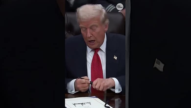 President Donald Trump signs bill after House passes, ending longest shutdown