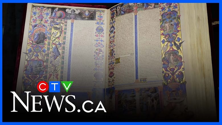 Rare Bible on display in Rome