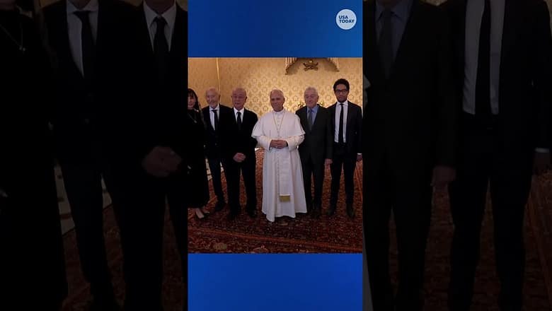 Robert De Niro, Pope Leo couldn’t stop grinning during their Vatican meeting