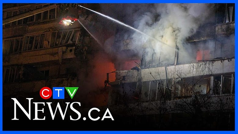 Russia strikes Ukraine, killing at least seven people and knocking out electricity, water, heat