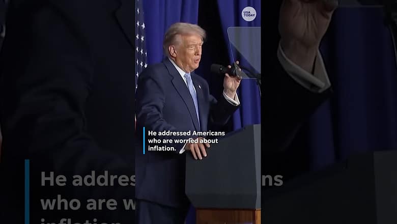 Trump speaks about affordability at McDonald’s forum #Shorts