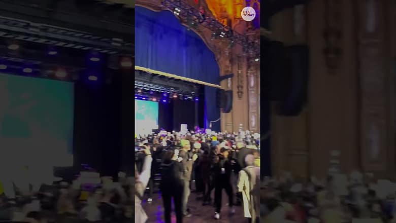 Zohran Mamdani wins New York City mayoral race, crowd cheers #Shorts