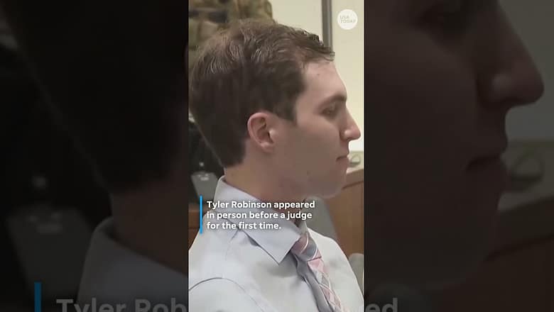 Alleged Charlie Kirk shooter makes first in-person court appearance