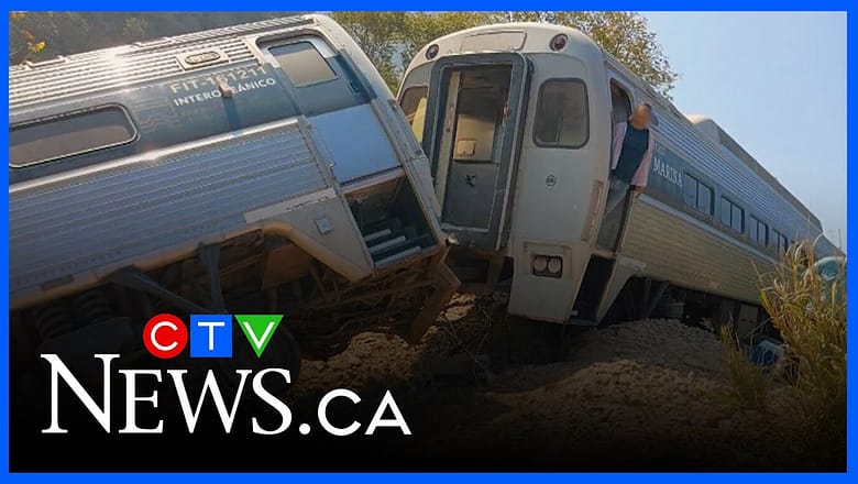 At least 13 people dead after train derailment in Mexico
