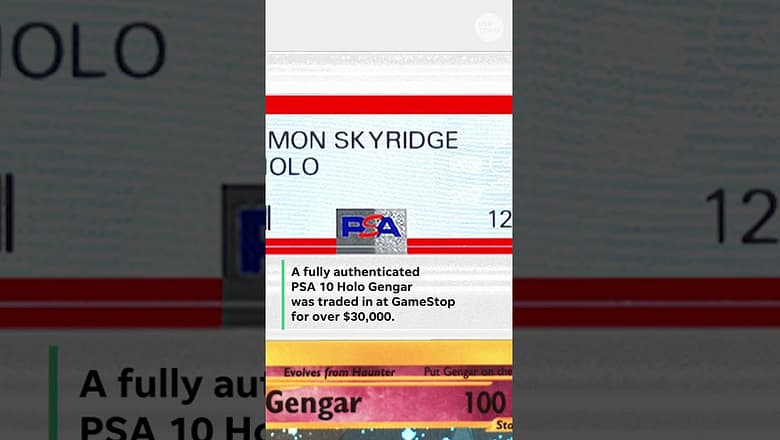 GameStop pays customer $30,494 for perfect condition Gengar Pokémon card