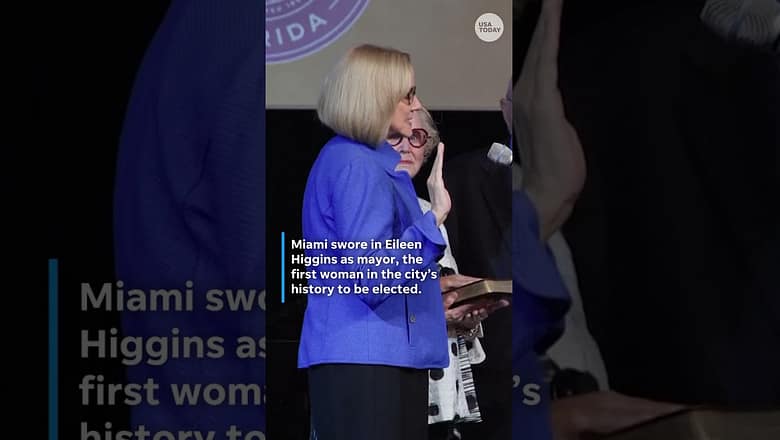 Miami swears in first female mayor ever and first Democratic mayor in nearly 30 years
