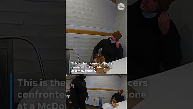 Newly release bodycam video shows police encountering Luigi Mangione