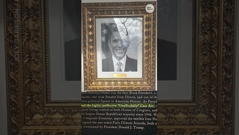 President Trump mocks past presidents with controversial White House plaques