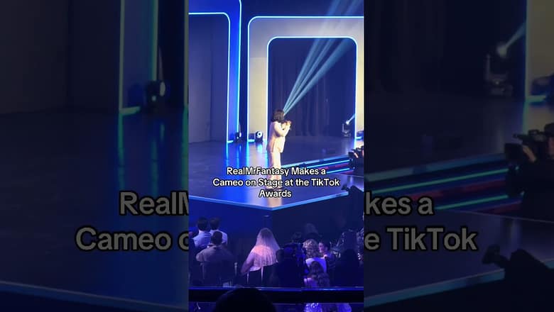RealMrFantasy Makes a Cameo on Stage at the TikTok Awards