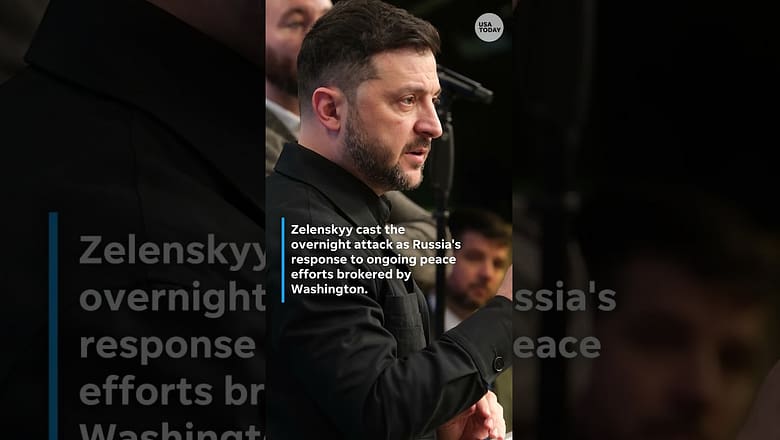 Russia launches attack on Kyiv ahead of Trump-Zelenskyy talks