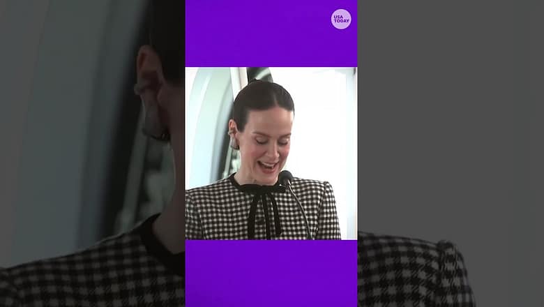 See Holland Taylor gush over Sarah Paulson at Walk of Fame ceremony #Shorts