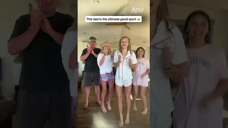 This dad is the ultimate good sport π