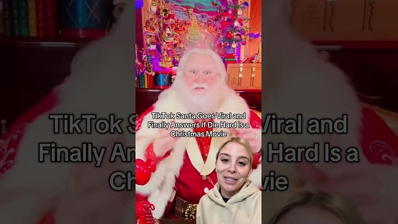 TikTok Santa Goes Viral and Finally Answers If Die Hard Is a Christmas Movie