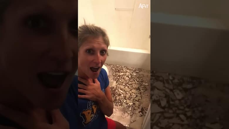 Wife Destroys Bathroom
