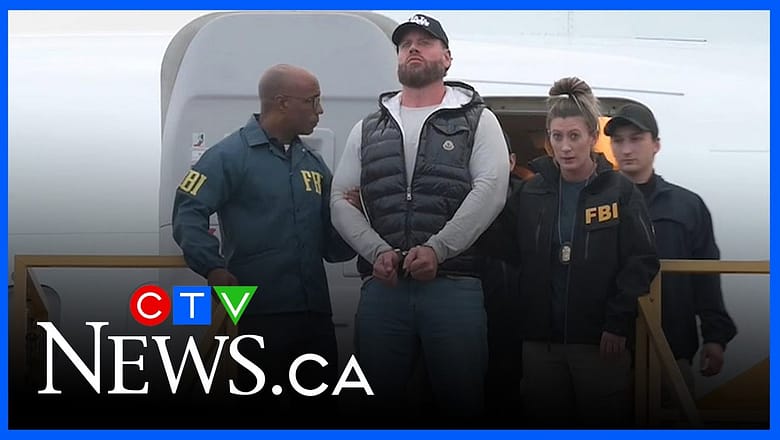Alleged drug kingpin Ryan Wedding escorted off plane after his arrest