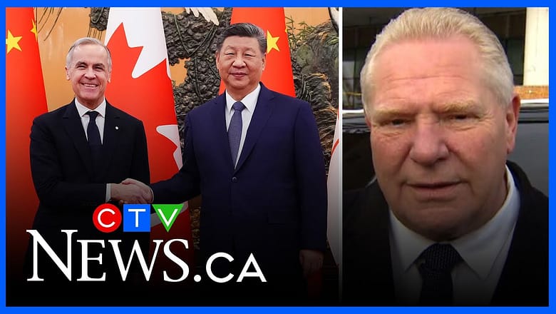 ‘Going to be terrible’ | Premier Ford reacts to PM Carney allowing Chinese EVs