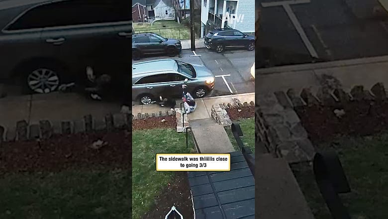 The sidewalk was thiiiiiis close to going 3/3