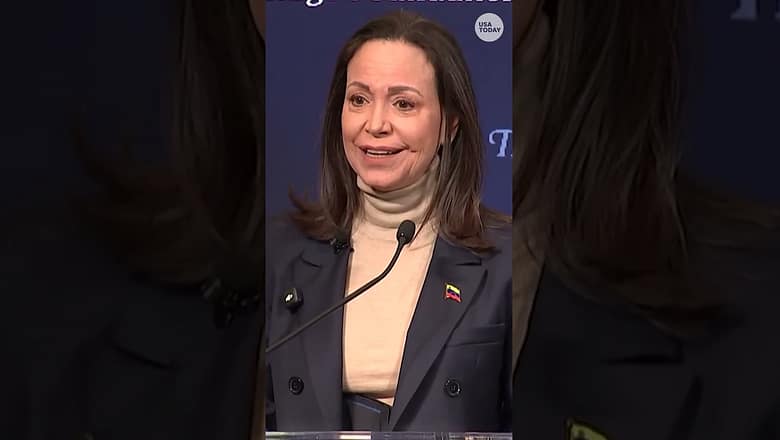 Venezuelan opposition leader Machado says she’s ‘absolutely grateful’ for Trump