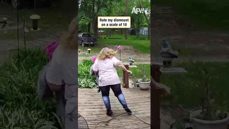 AFV Short Form 020226 Clip 02 Textbook tuck and roll 1๏ธโฃ0๏ธโฃ #afv #fail #funnyvideos