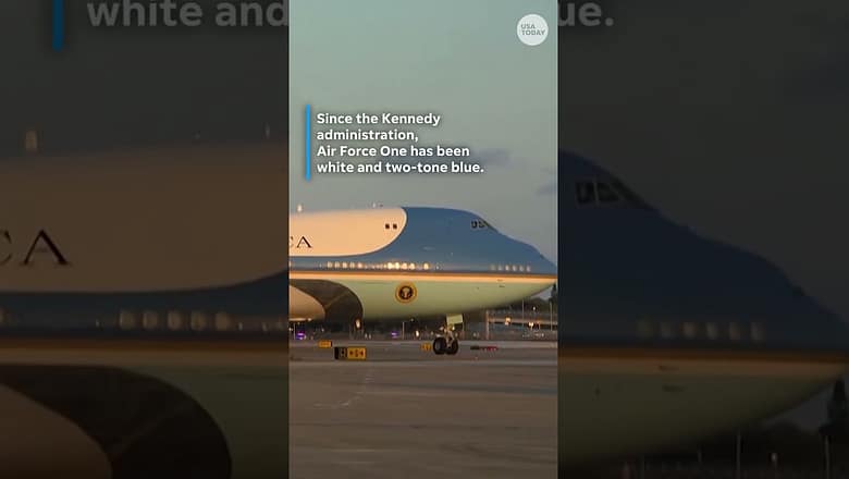 Air Force One gets new color scheme in first update since JFK