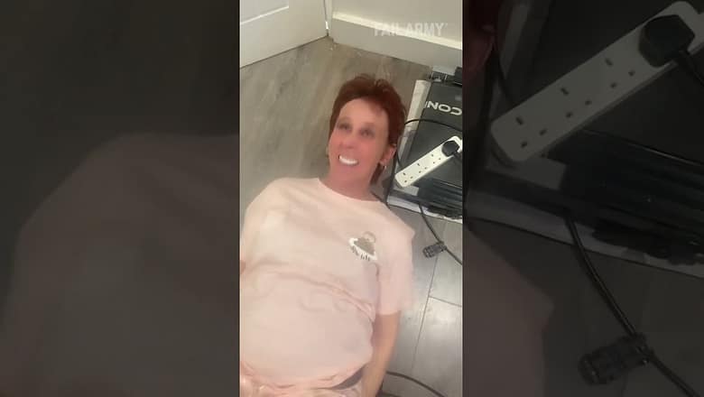 Mom On Shaking Machine Nearly Loses Dentures