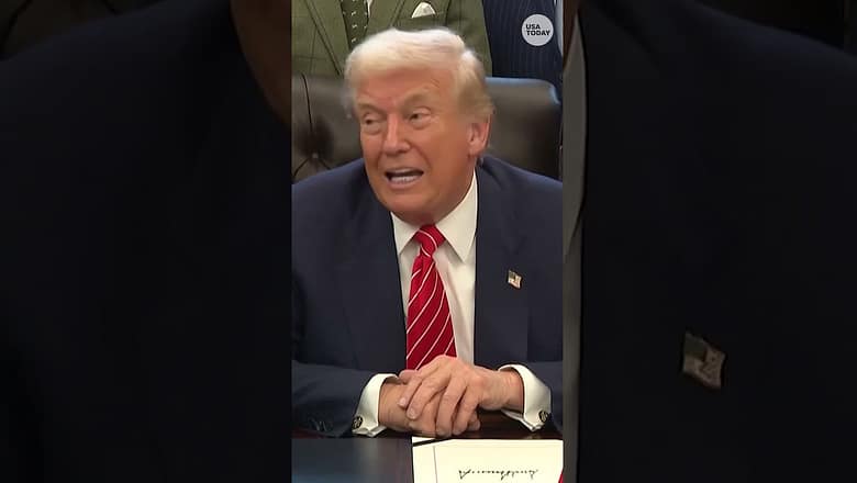 President Trump scolds CNN reporter after Epstein question