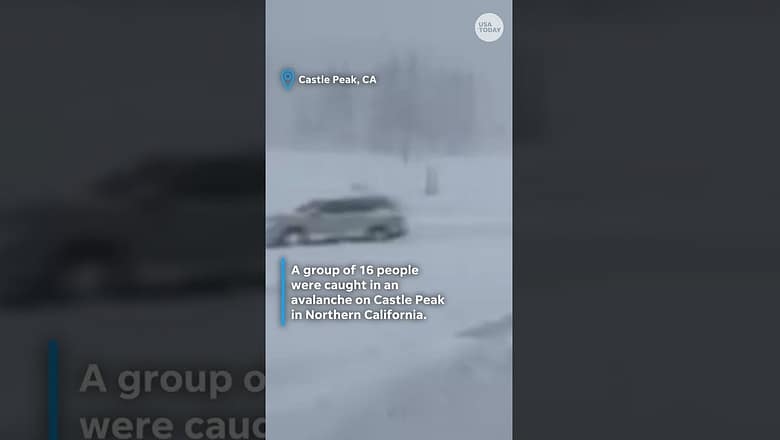 Skiers missing after Northern California avalanche