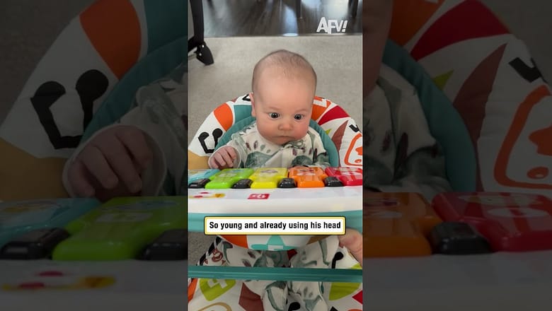 So young and already using his head