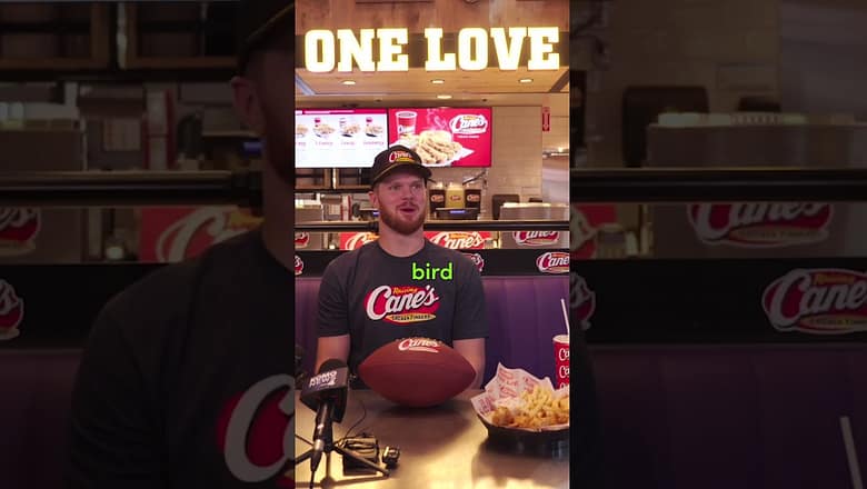 Super bowl champ Sam Darnold led the charge at Raising Canes