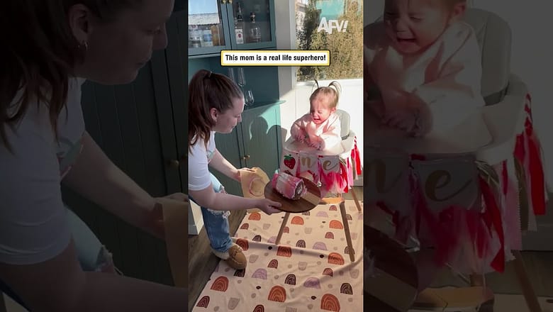 This mom is a real life superhero!