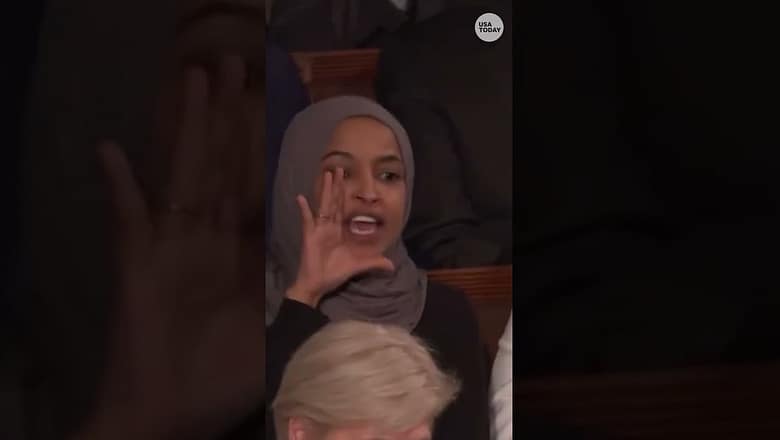 ‘You have killed Americans.’ Ilhan Omar heckles Trump during State of the Union