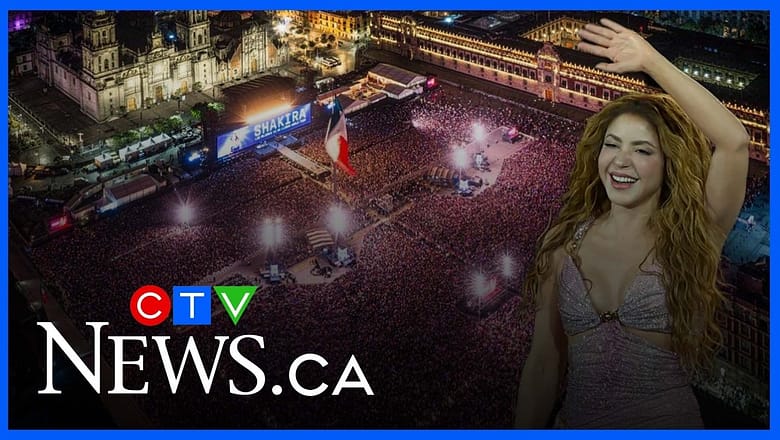 400,000 people attend Shakira’s concert in Mexico City