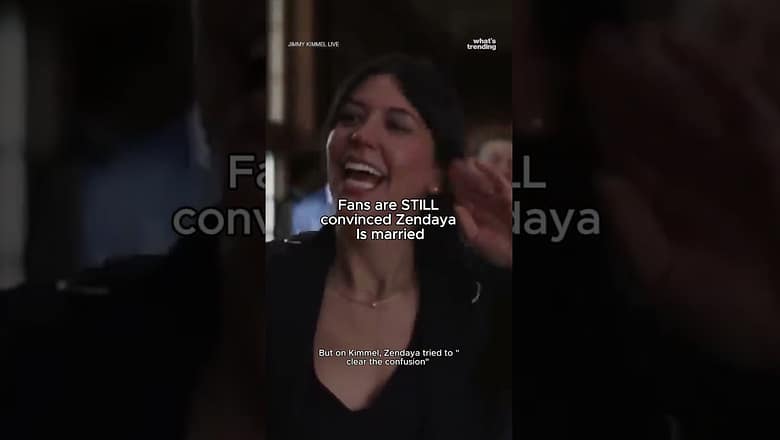 Fans CONVIENCED Zendaya and Tom are Married after her Kimmel Live! Appearance