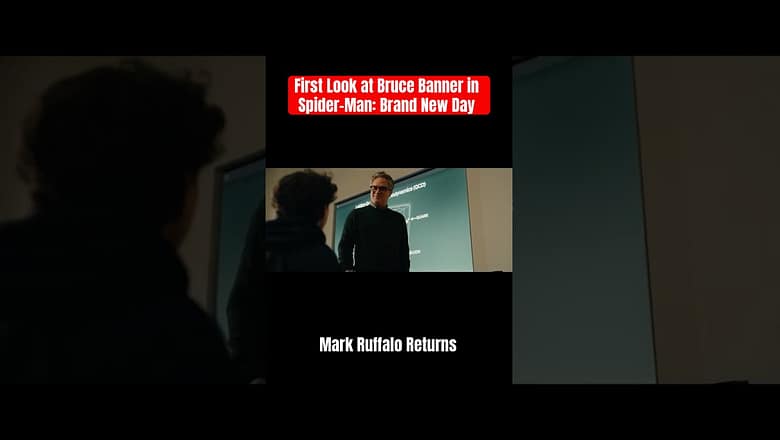 FIRST LOOK at Bruce Banner in #SpiderManBrandNewDay