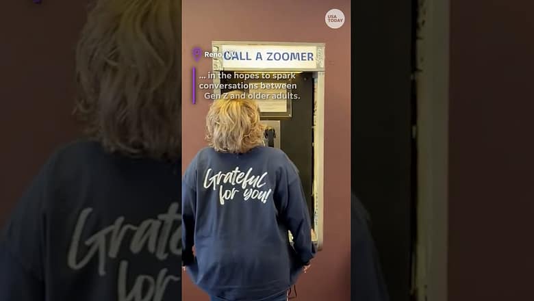 Gen Z, Boomers engage in rare, long distance conversations. See how.