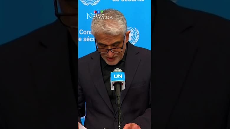 Iranian UN ambassador lashed out at U.S., Isreal strikes