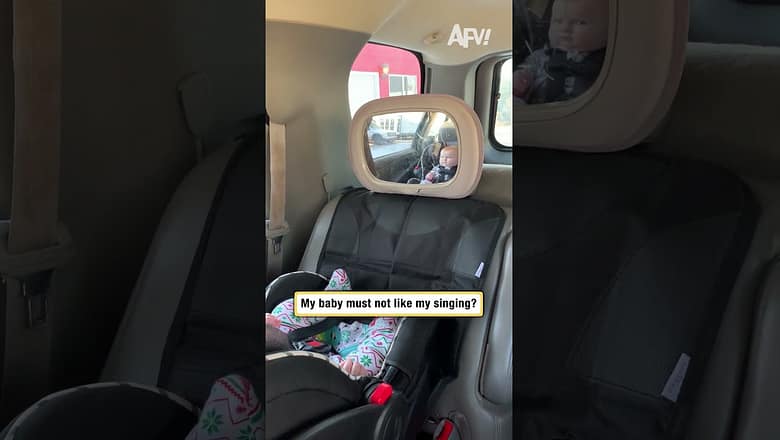 My baby must not like my singing?