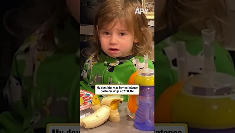 My daughter was having intense pasta cravings at 7:30 AM