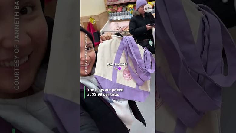 New Trader Joe’s canvas tote bag has shoppers in a lavender haze