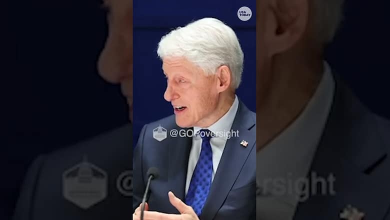 Newly released video shows Bill Clinton grilled by House in Epstein deposition